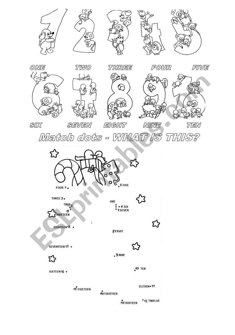 numbers worksheet