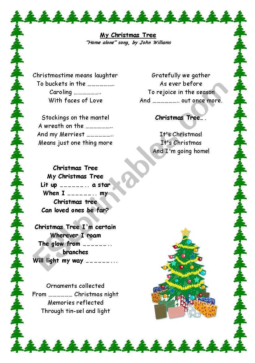 My christmas tree (Home Alone song, by John Williams)