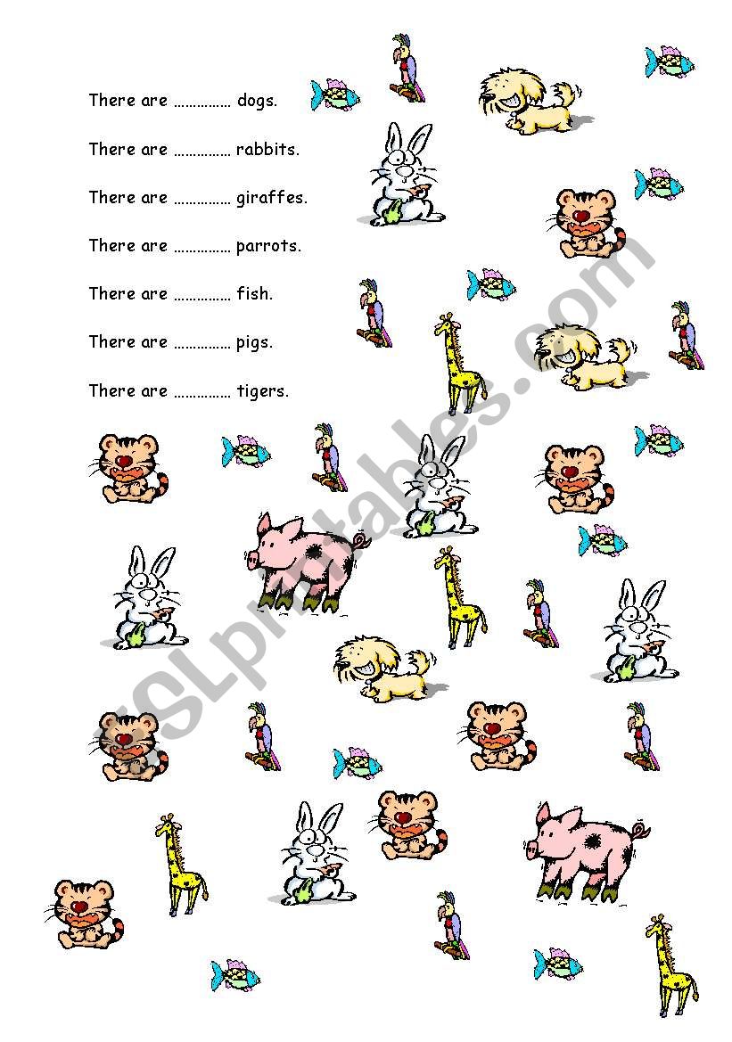 animals worksheet