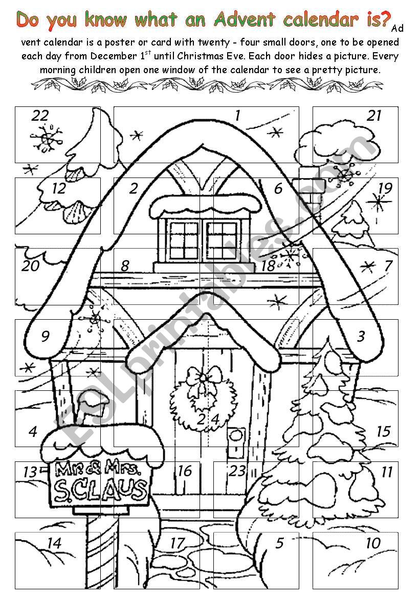 advent-calendar-esl-worksheet-by-chiaretta