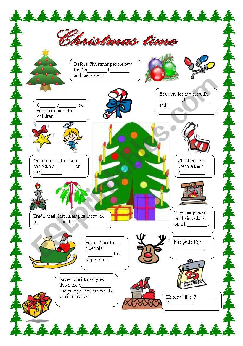 Christmas worksheet