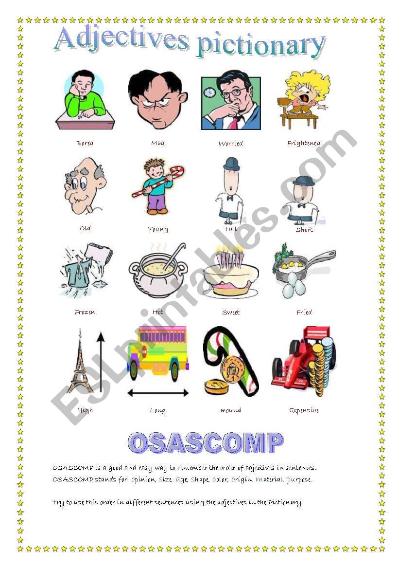 adjective-order-using-osascomp-pictionary-esl-worksheet-by-ivettemoreno
