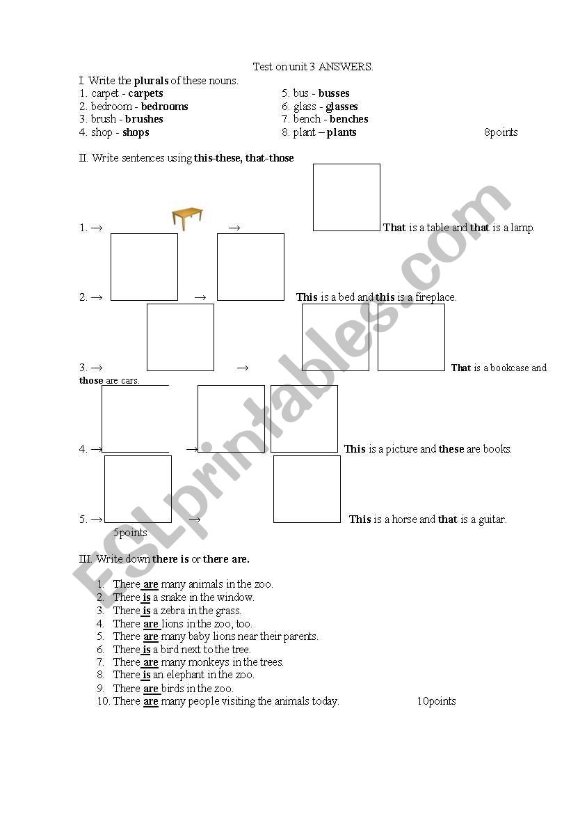 Test unit 3 ( ENTERPRISE 1) worksheet