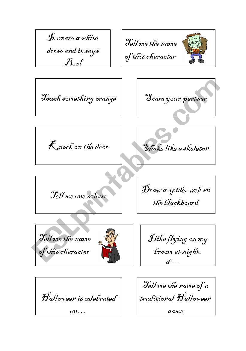 halloween riddles worksheet