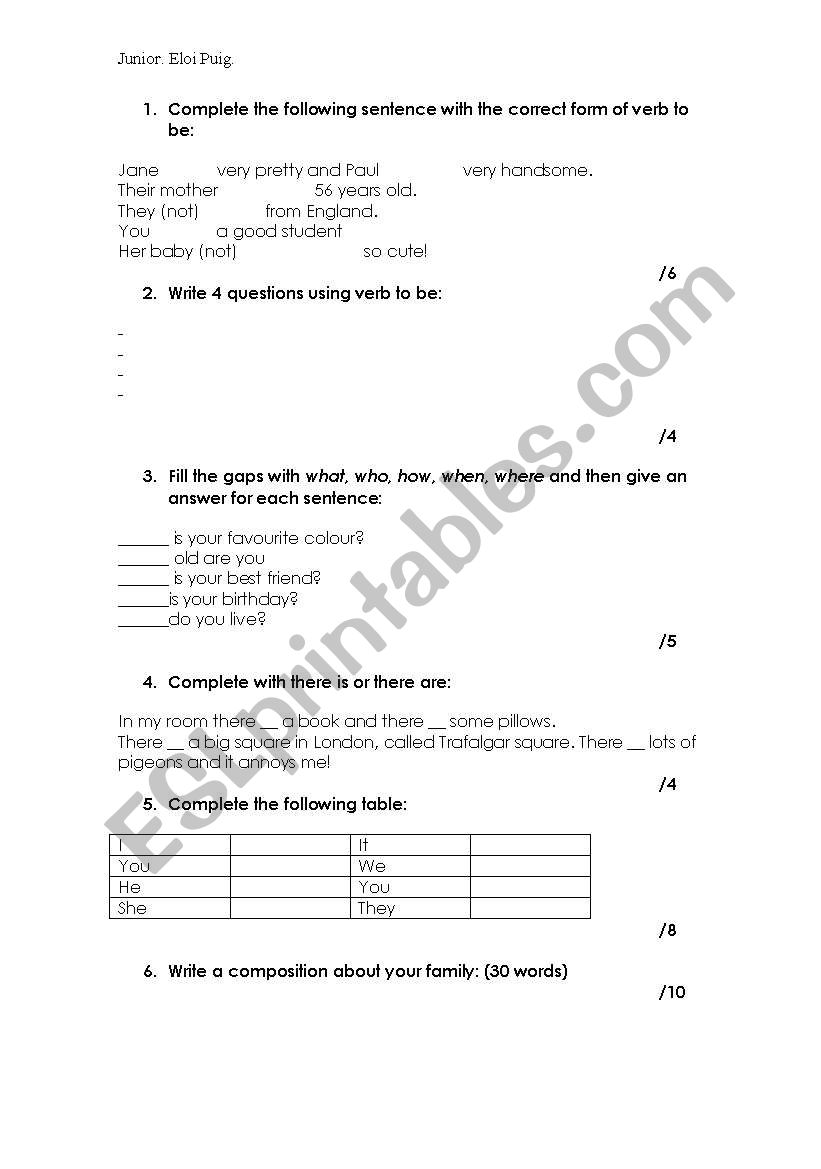 Revision on very basic grammar 