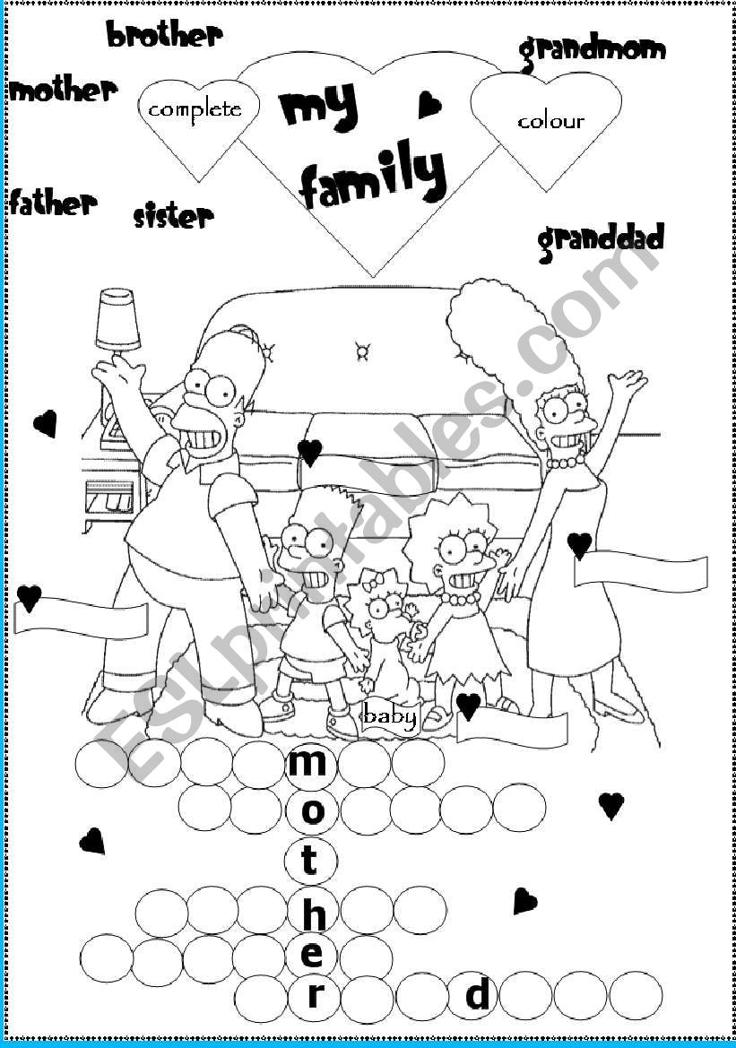 family worksheet