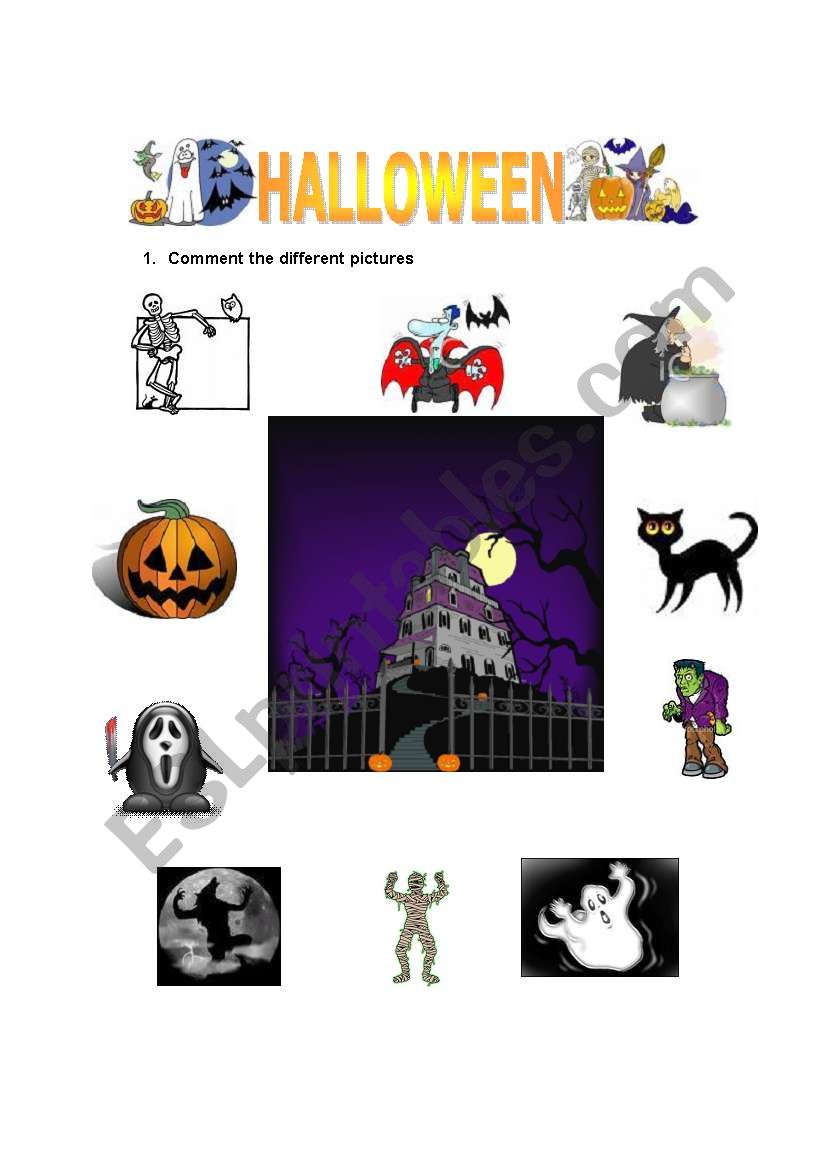 HALLOWEEN worksheet