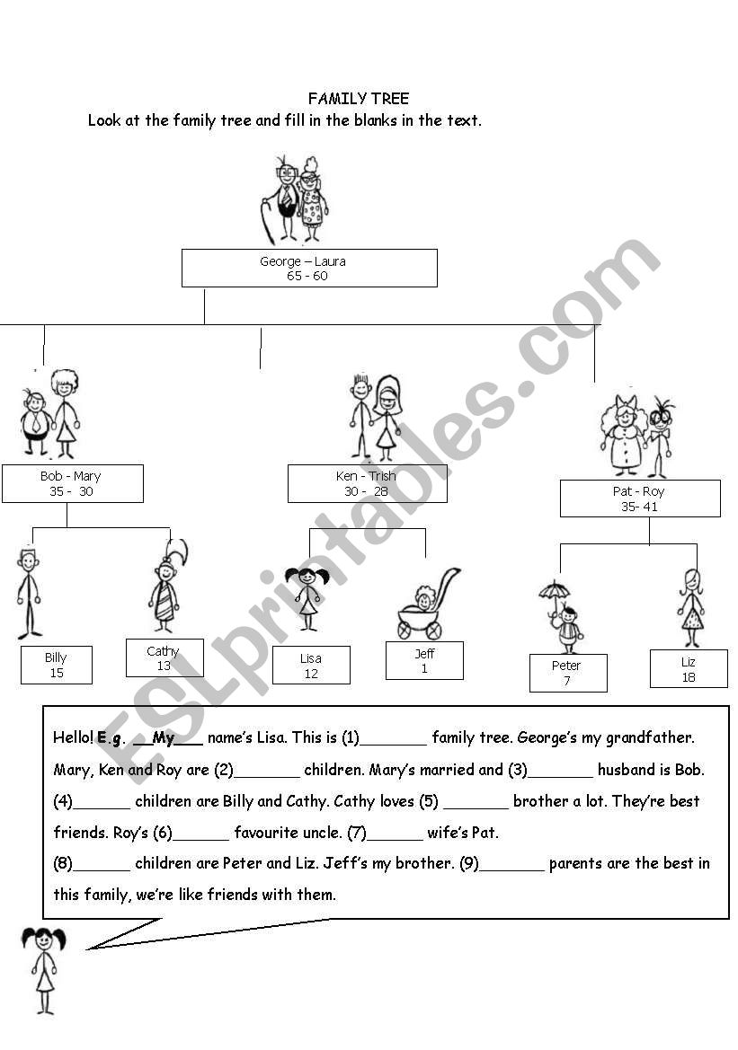 family tree worksheet