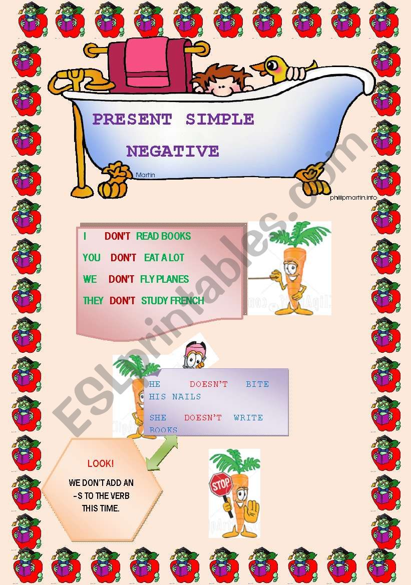 present simple tense worksheet