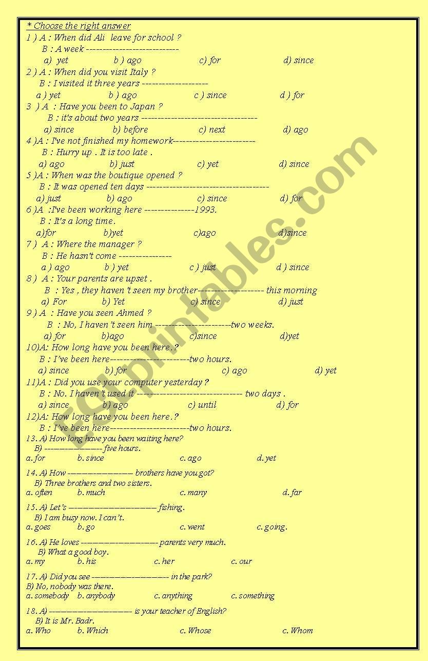 language exercises 1 worksheet