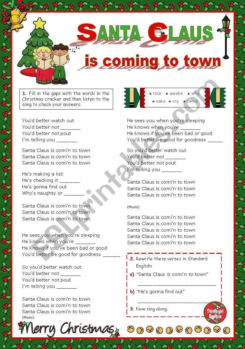 Christmas Set  (10)  -  ItÂ´s time to sing along:  Bruce SpringsteenÂ´s 
