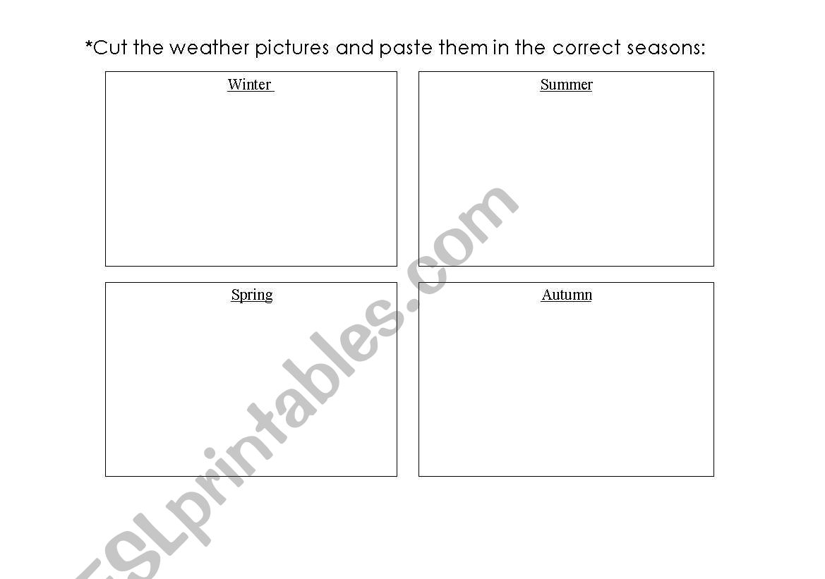 Weather  worksheet