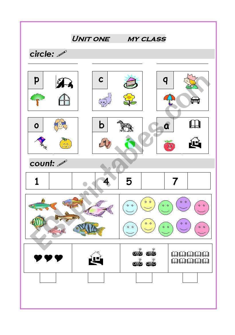 alphabet worksheet