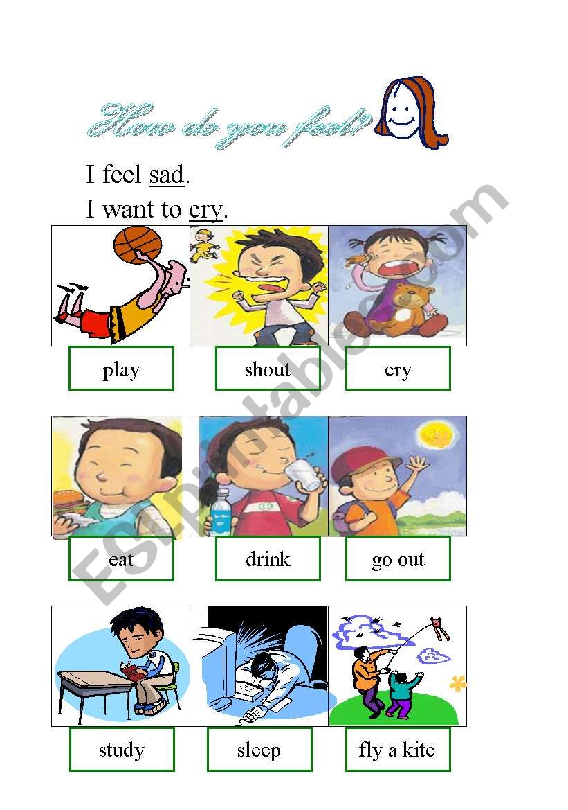 How do you feel?  worksheet