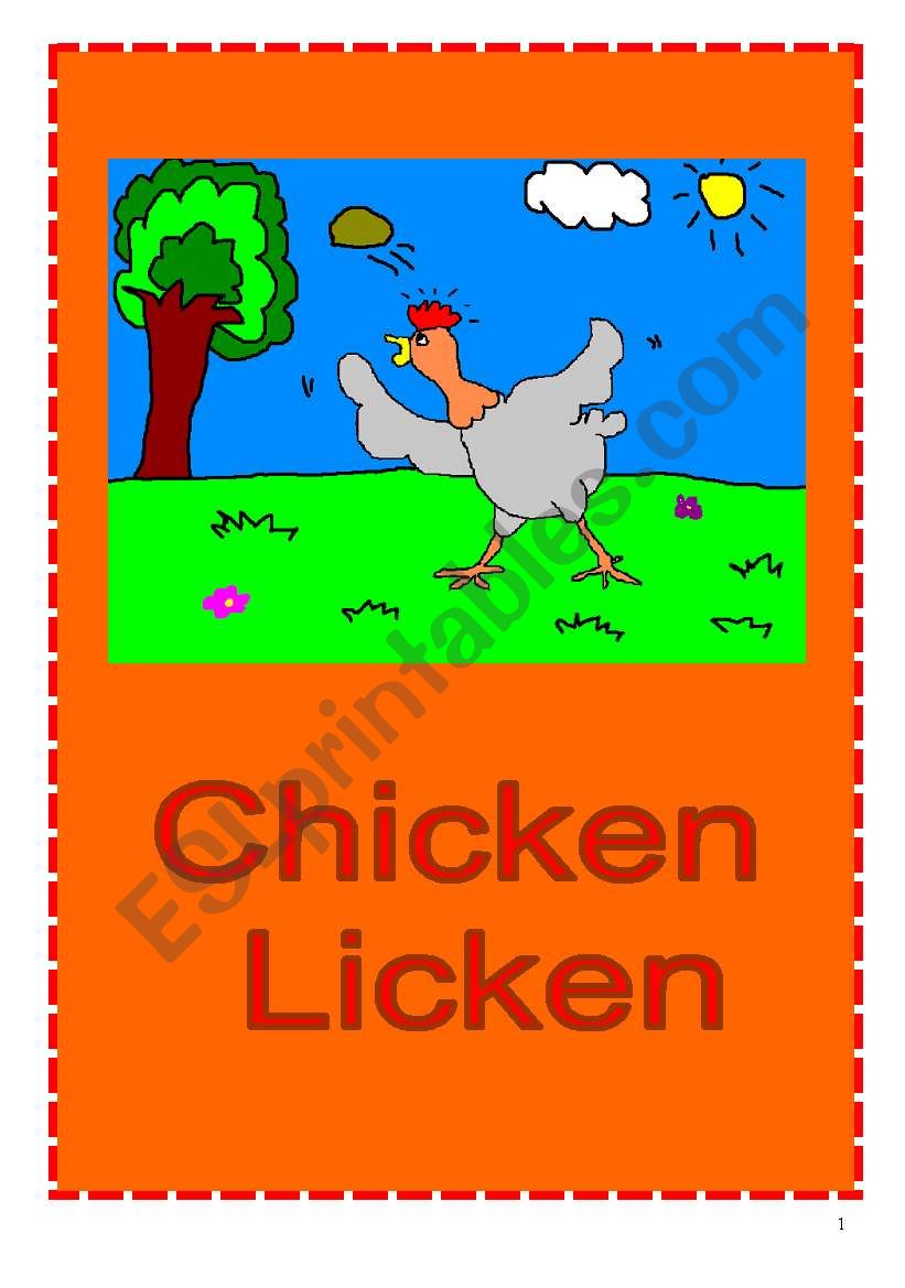 Chicken Licken Play Script worksheet
