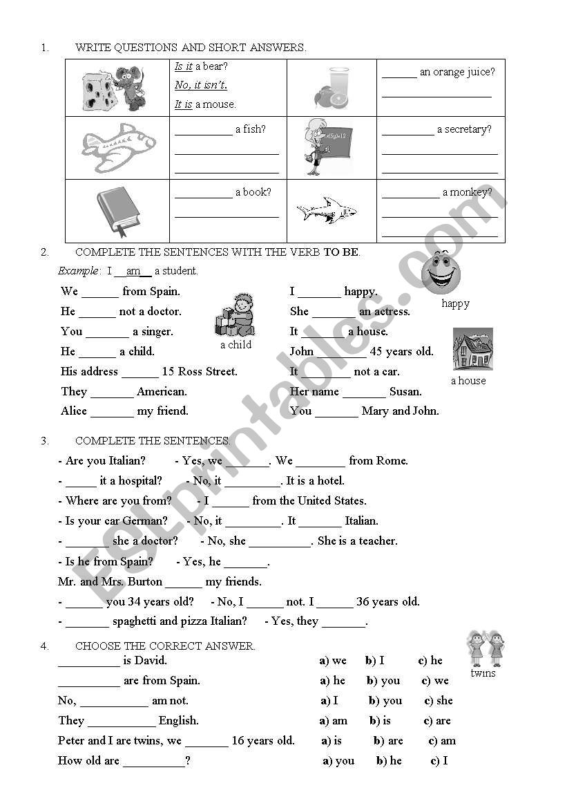 revision - to be worksheet