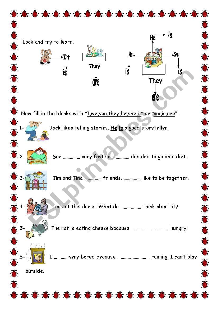 to be (basic) worksheet