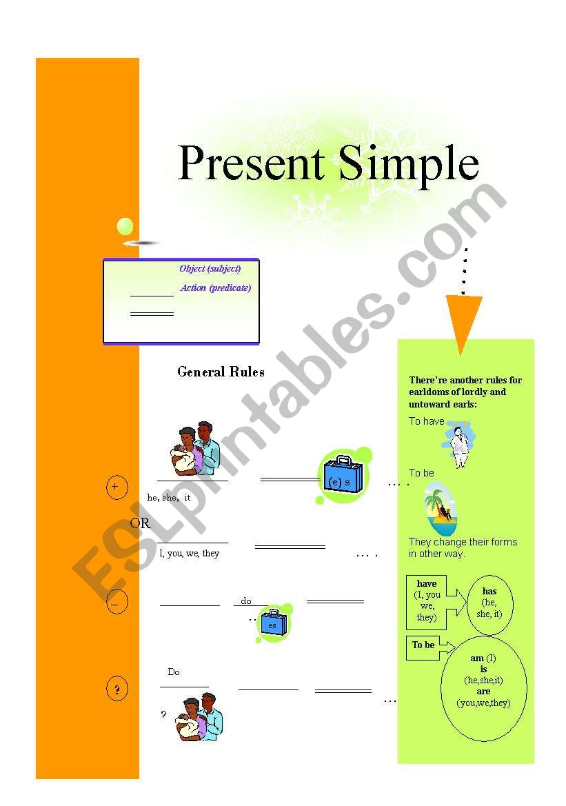 Present Simple Tense worksheet