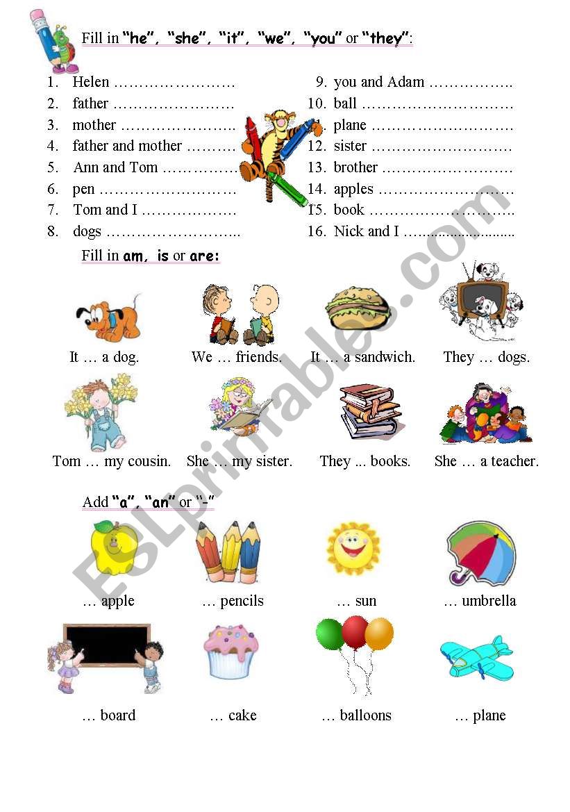 Grammar exercises worksheet