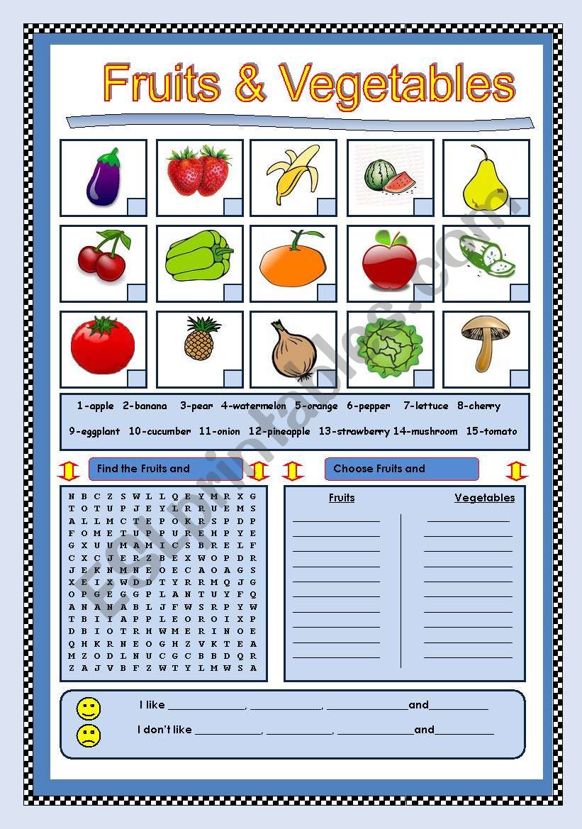 Wordwall vegetables. Задания по английскому овощи. Фрукты рабочий лист для детей английский. Fruits and Vegetables 2 класс задания. Задания на тему Fruits and Vegetables.