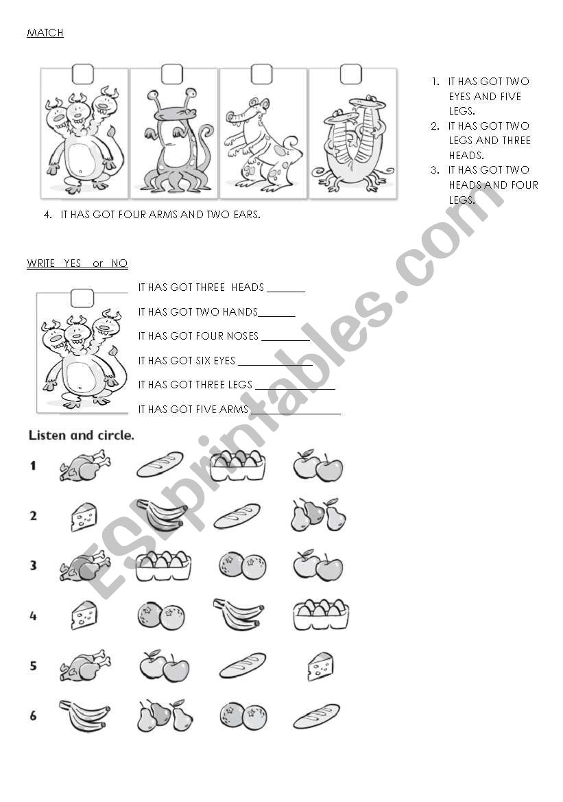 English adventure worksheet