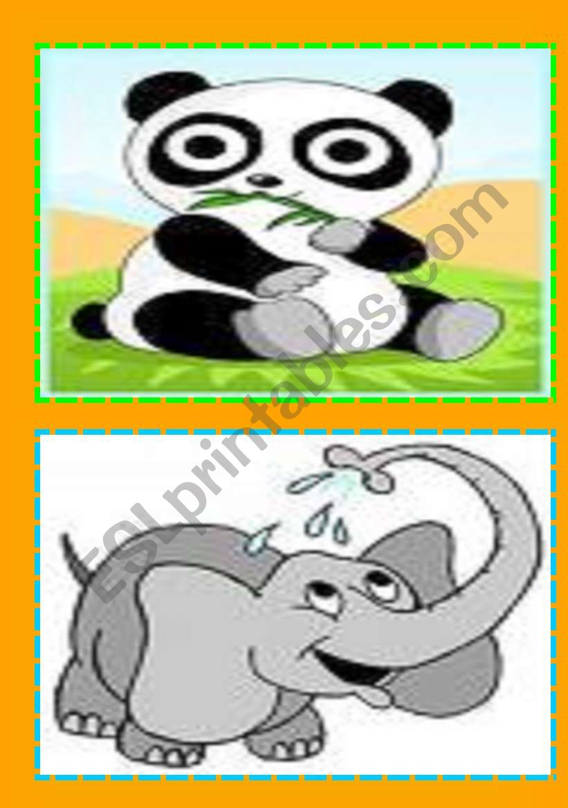 Wild animals 2 worksheet