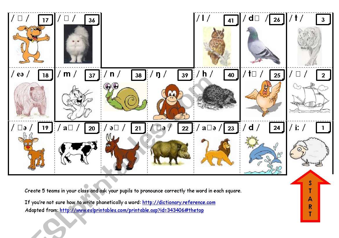 animals and phonetics - a game PAGE 2