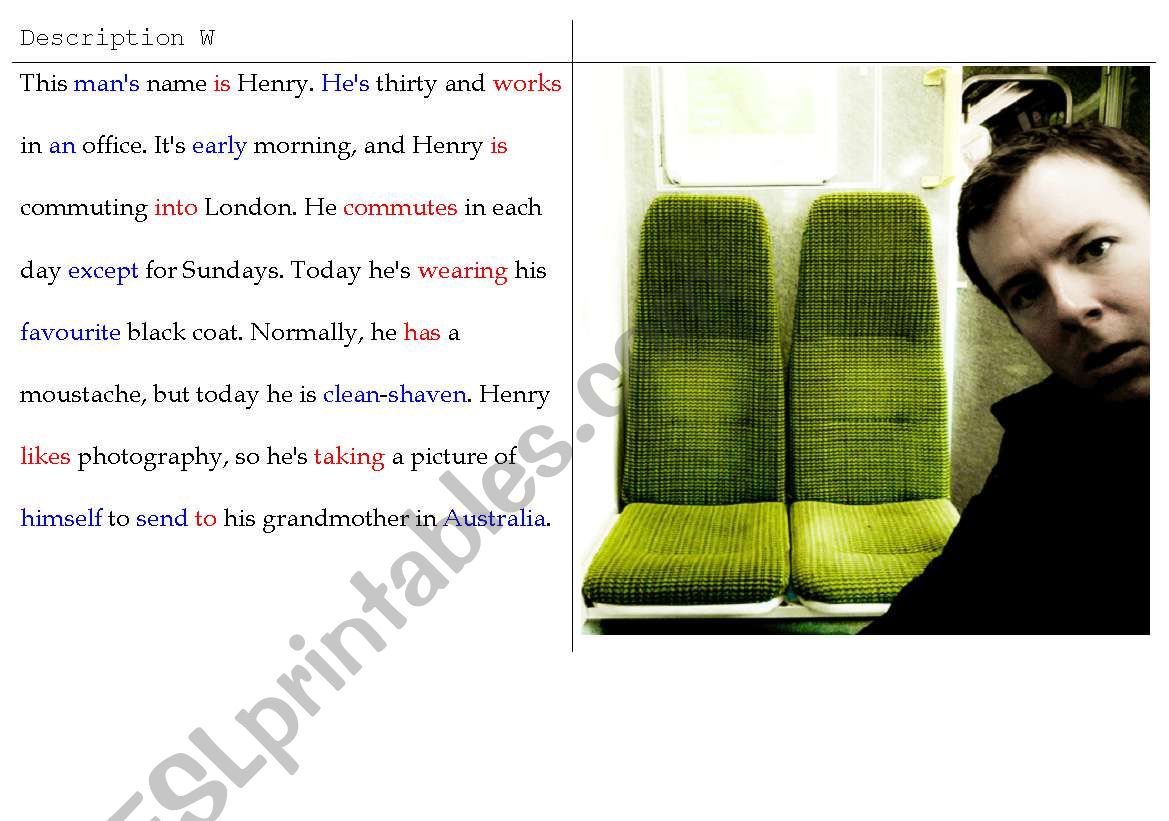 Henrys photo worksheet