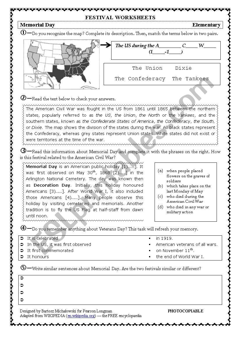 flag day worksheet