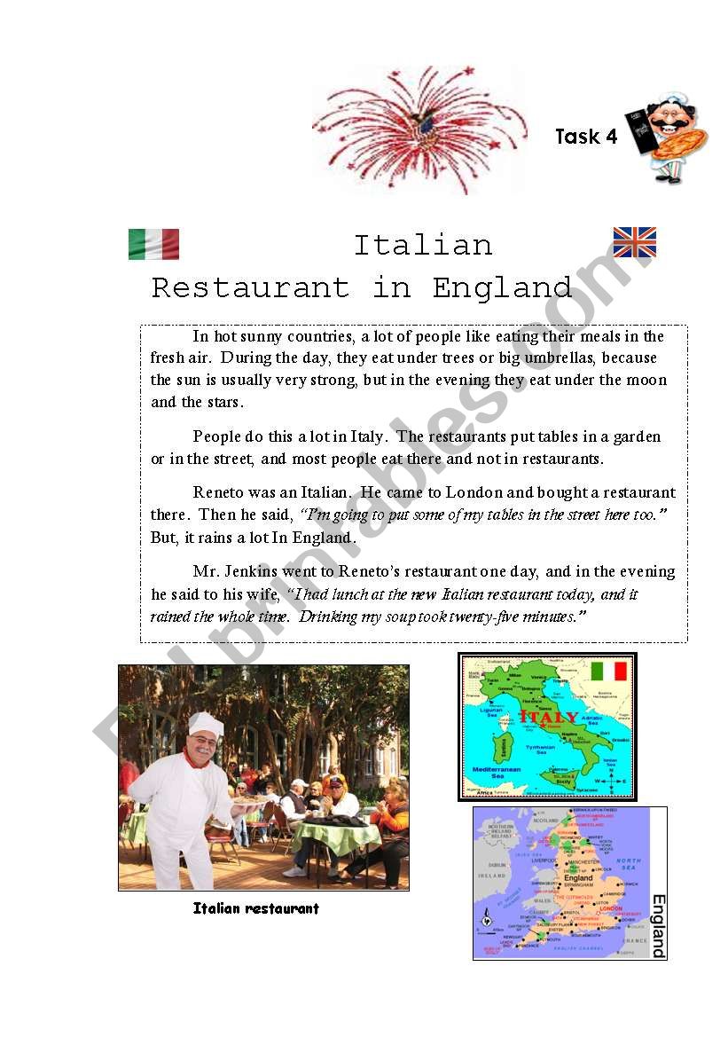 Italian Restaurant in england-page1