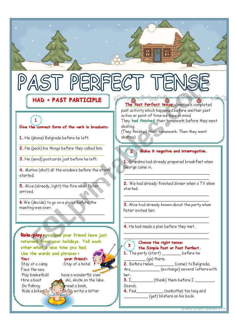 past-perfect-tense-esl-worksheet-by-jelenac