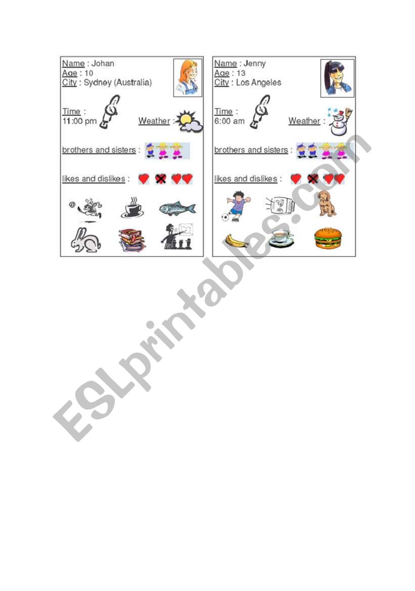 Describing people2 worksheet
