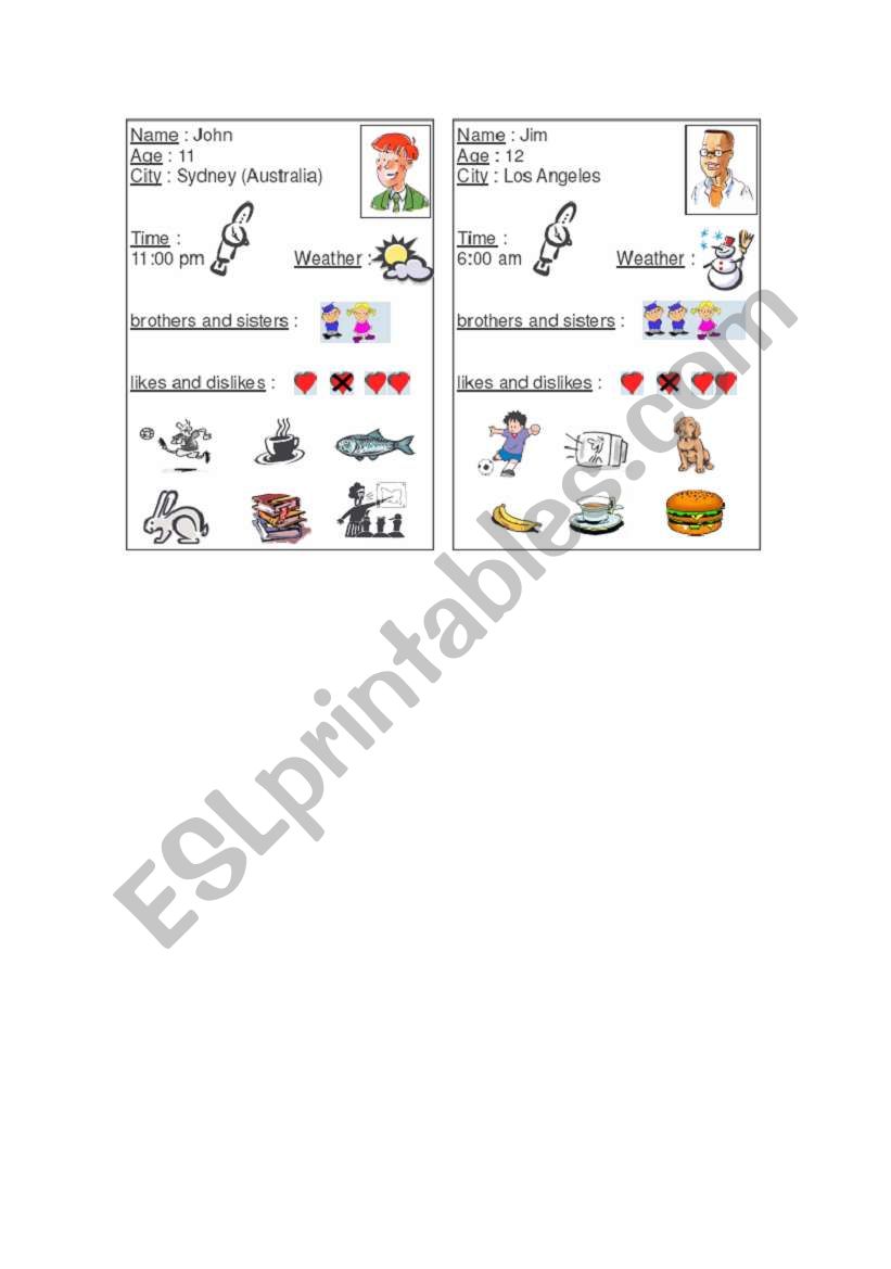 Describing people4 worksheet