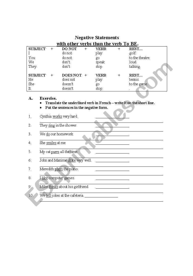 Auxiliaries DO - DOES worksheet