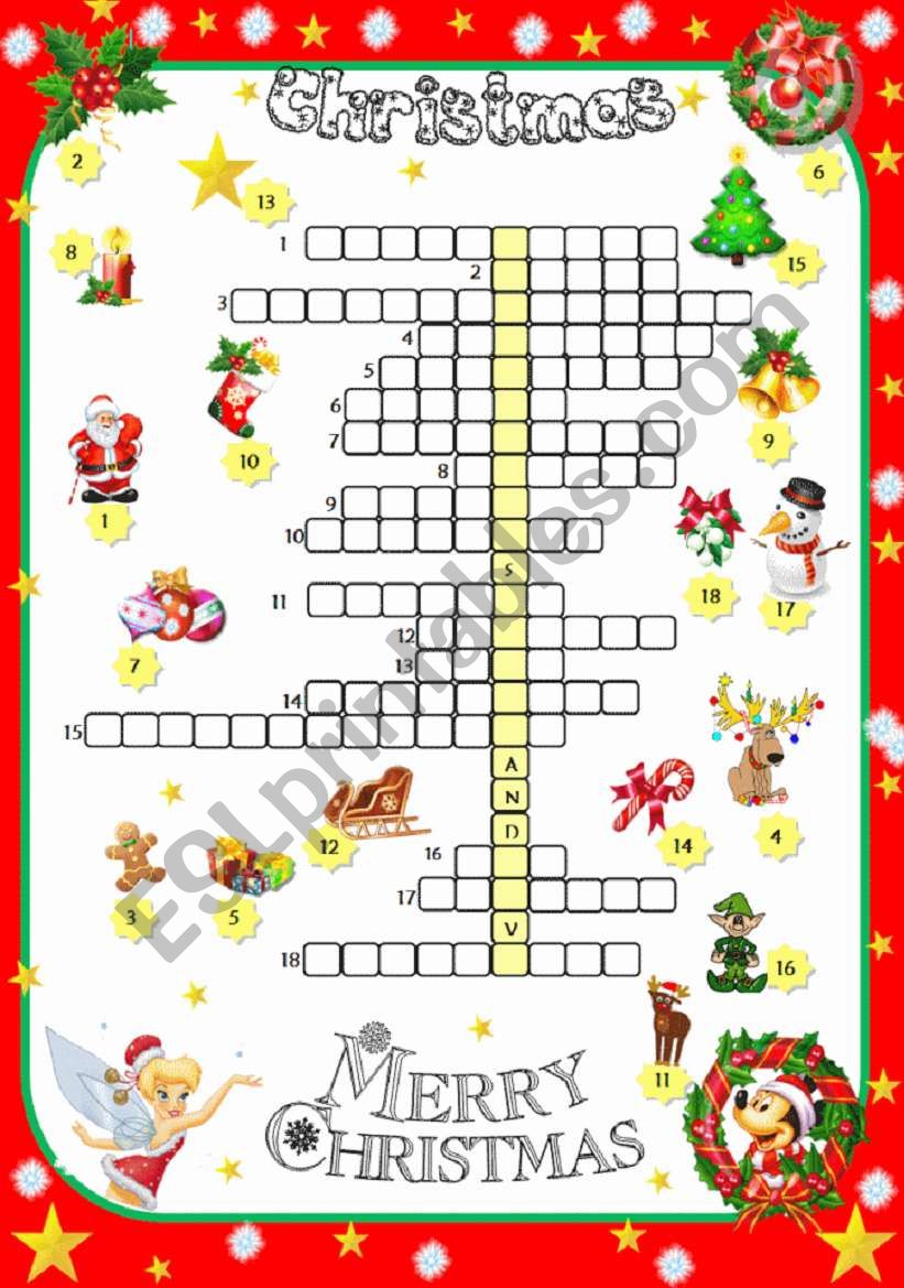 CROSSWORD- CHRISTMAS- PART 2/2 