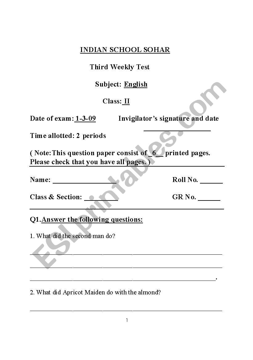 worksheet on english grammer worksheet
