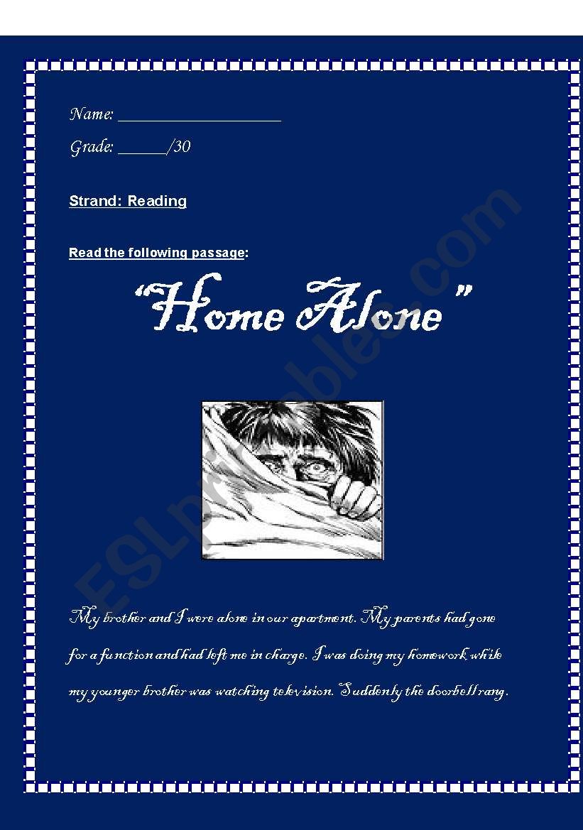Home Alone worksheet