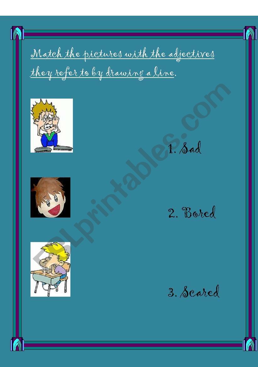 Pictionary Exercise  worksheet