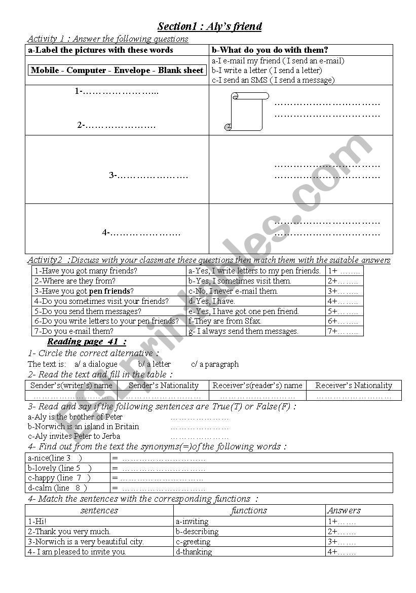 7 LESSON WORKSHEET worksheet