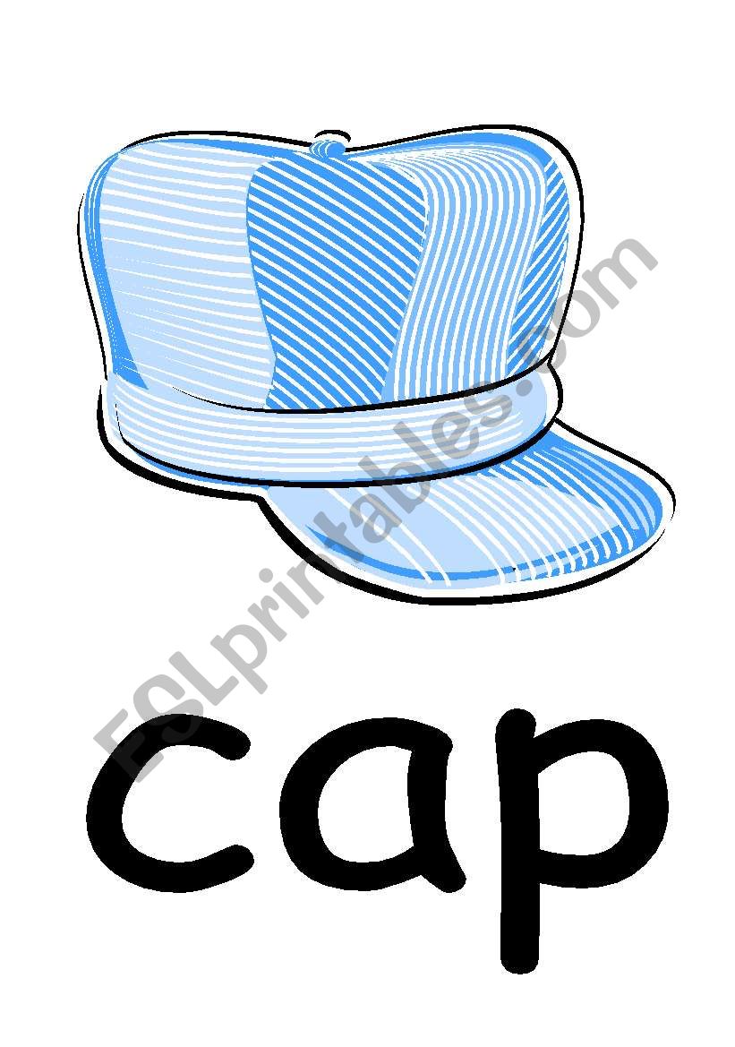 Caps Flashcards worksheet