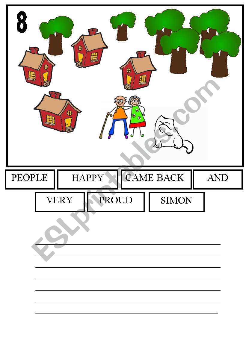 Simon the cat 3 worksheet