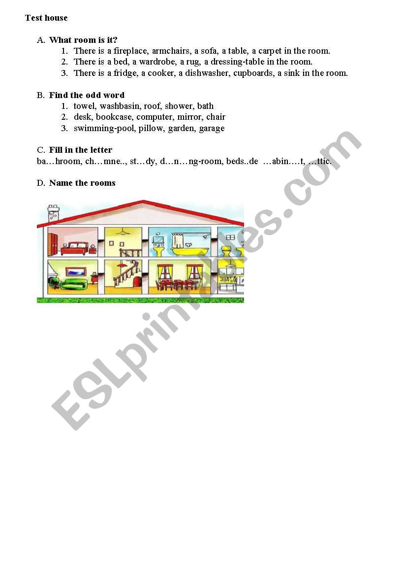 House worksheet