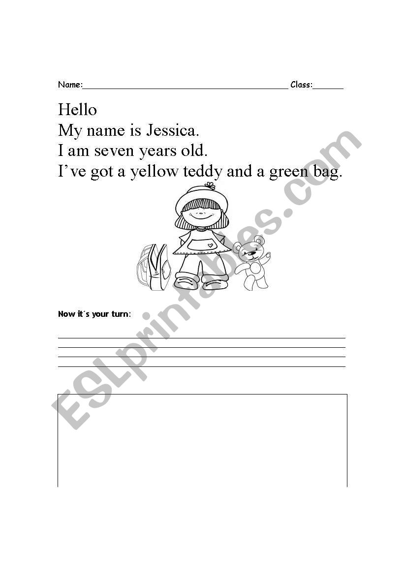 Toys worksheet