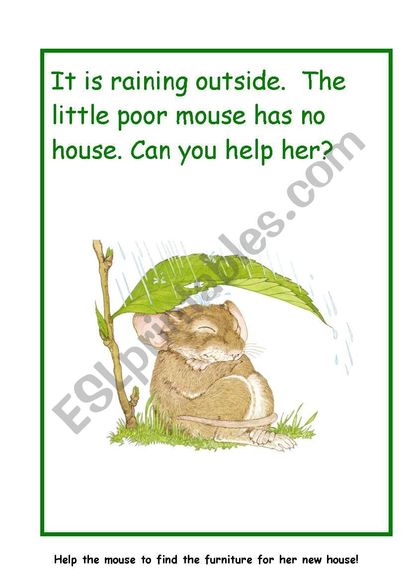 A poor mouse. worksheet