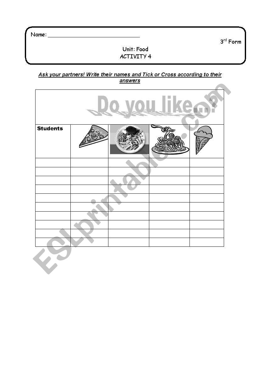 Foo Part 3 bis worksheet