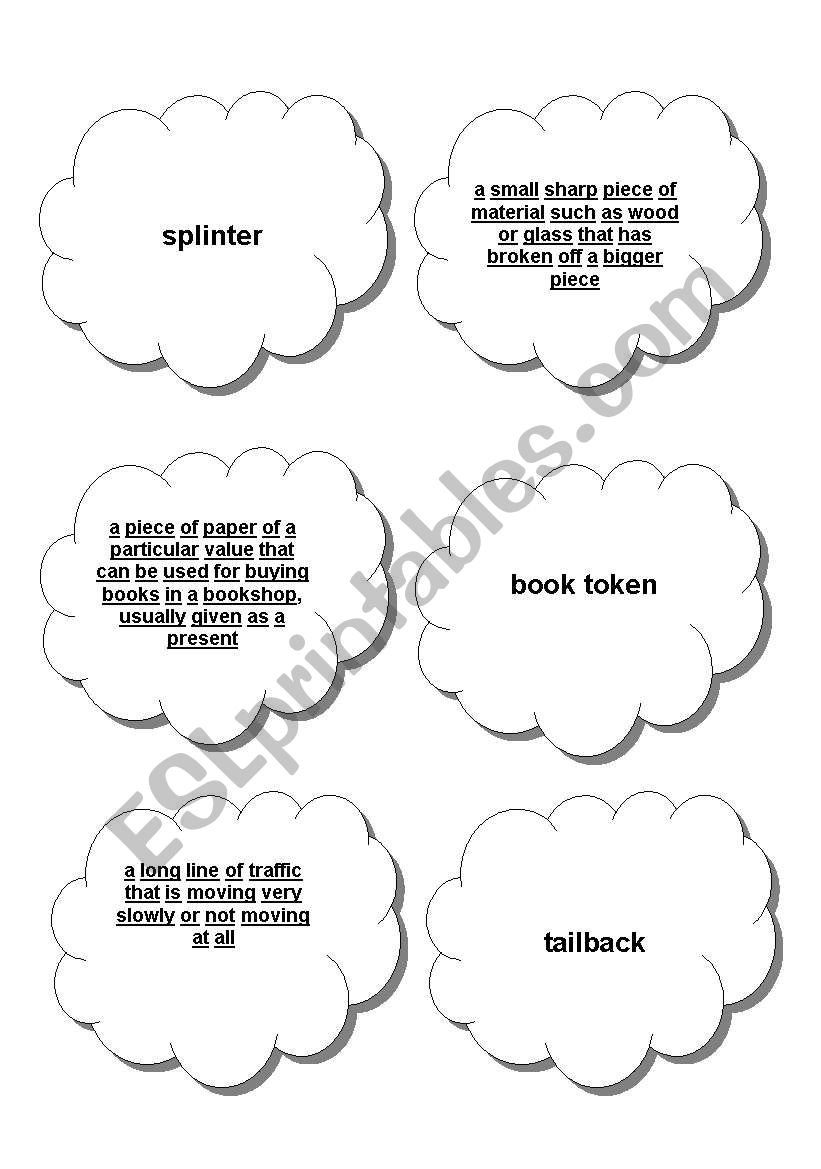 matching worksheet