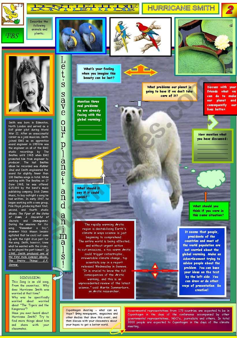 ENVIRONMENT SONG - DONÂ´T LET IT DIE - HURRICANE SMITH - PART 02