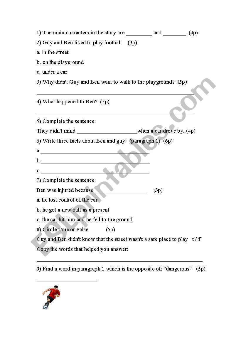 an unseen  worksheet