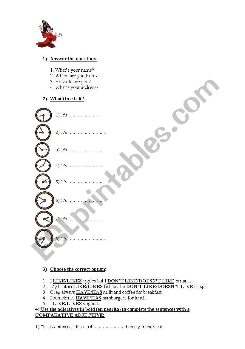 Revision Happy Street 2 worksheet