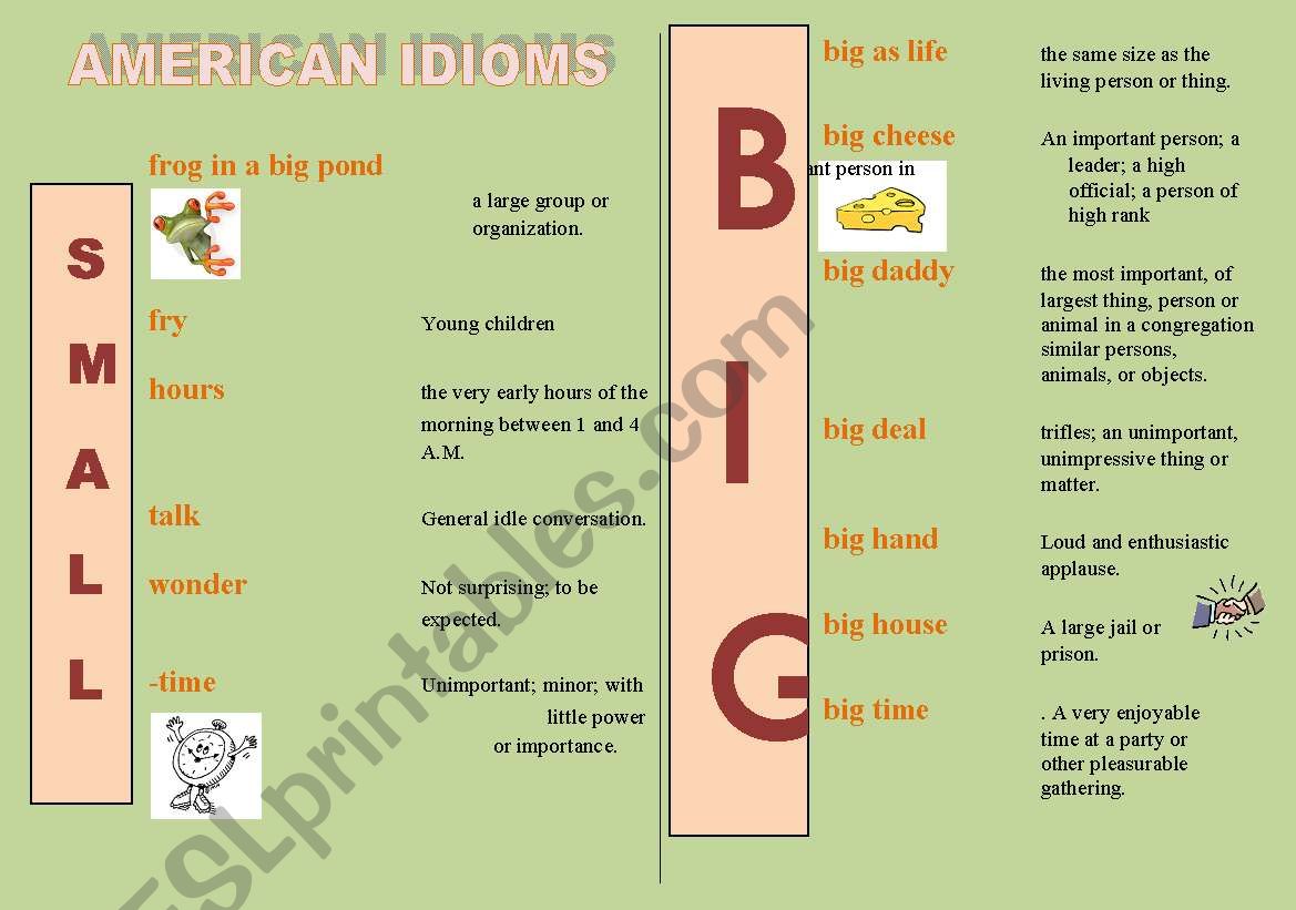 American Idioms with 